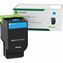 70C00CG Return Program Toner, 1,000 Page-Yield, Cyan1