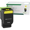 70C00YG Return Program Toner, 1,000 Page-Yield, Yellow1