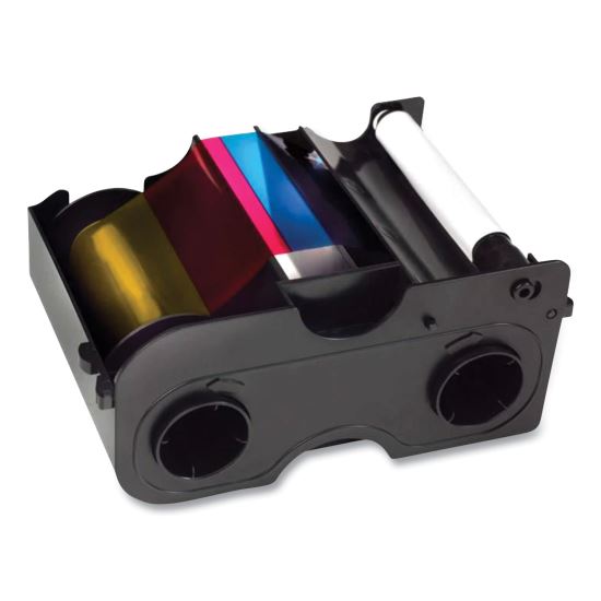 Multi Color Thermal Resin Printer Ribbon, Black/Cyan/Magenta/Yellow1