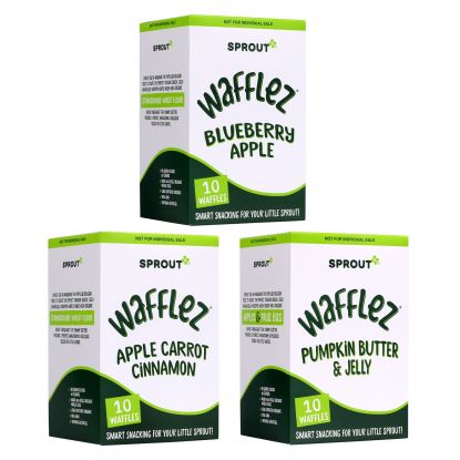 Wafflez Variety Pack, 0.65 oz Packet, 30/Carton, Ships in 1-3 Business Days1