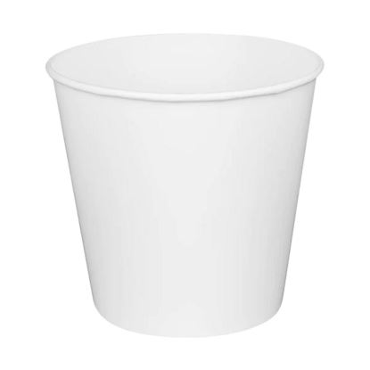 Food Bucket, 170 oz, 8.9" Dia x 8.36"h, White, Paper, 150/Carton1