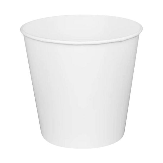 Food Bucket, 170 oz, 8.9" Dia x 8.36"h, White, Paper, 150/Carton1