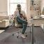 Ecotex Marlon BioPlus Rectangular Polycarbonate Chair Mat for Low/Medium Pile Carpets, Rectangular, 46 x 60, Clear1