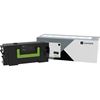 58D000G Toner, 7,500 Page-Yield, Black 1