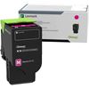 78C00MG Return Program Toner, 1,400 Page-Yield, Magenta 1