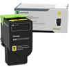 78C00YG Return Program Toner, 1,400 Page-Yield, Yellow1