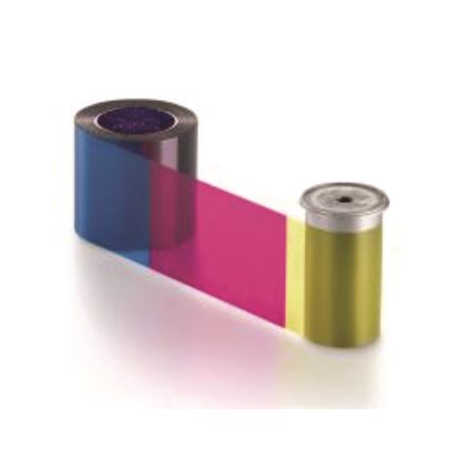 Entrust Full Color 2-Sided Ribbon Kit, Black/Cyan/Magenta/Yellow/Topcoat Protective Layer1