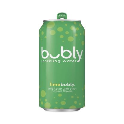 Flavored Sparkling Water, Lime, 12 oz Can, 8 Cans/Pack, 3 Packs/Carton1