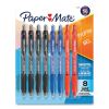 Profile Gel Pen, Retractable, Medium 0.7 mm, Assorted Ink and Barrel Colors, 8/Pack1