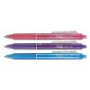 FriXion Clicker Erasable Gel Pen, Retractable, Fine 0.7 mm, Three Assorted Ink and Barrel Colors, 3/Pack1