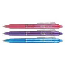 FriXion Clicker Erasable Gel Pen, Retractable, Fine 0.7 mm, Three Assorted Ink and Barrel Colors, 3/Pack1