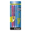 FriXion Clicker Erasable Gel Pen, Retractable, Fine 0.7 mm, Three Assorted Ink and Barrel Colors, 3/Pack2