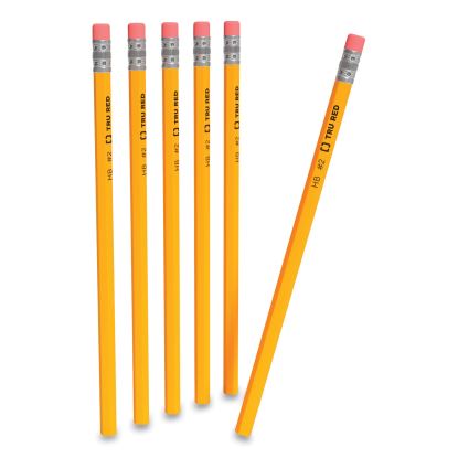 Wooden Pencil, HB (#2), Black Lead, Yellow Barrel, 72/Pack1