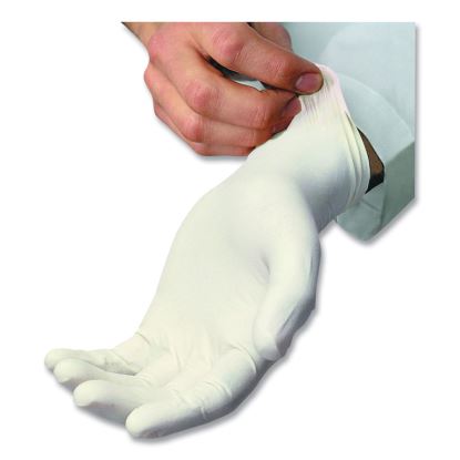 L5201 Series Powder-Free Latex Gloves, 4 mil, Small, Cream, 100/Box1