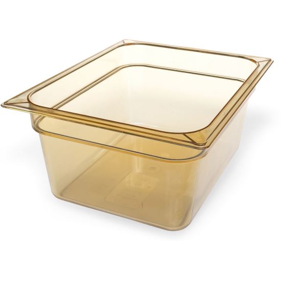 StorPlus High Heat Food Pan, 8.7 qt, 10.38 x 12.75 x 6, Amber, Plastic1