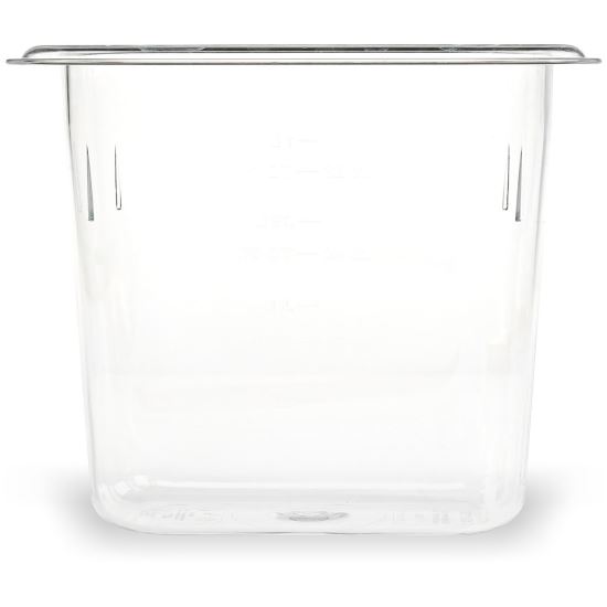 StorPlus Polycarbonate Food Pan, 1.4 qt, 4.25 x 6.93 x 6, Clear, Plastic1