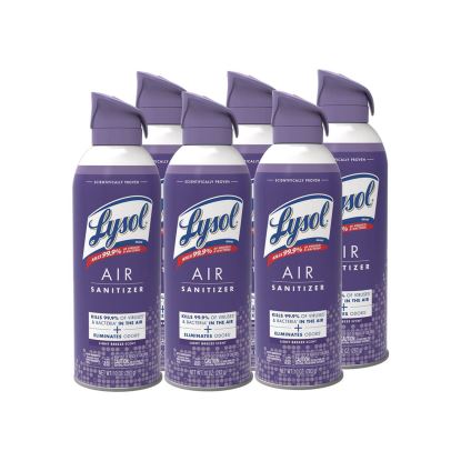 Air Sanitizer Spray, Light Breeze Scent, 10 oz Aerosol Can, 6/Carton1