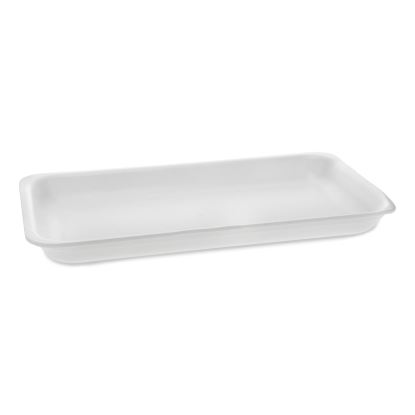 Supermarket Tray, #25PZ, 15 x 8 x 1.25, White, Foam, 200/Carton1