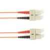 Black Box SC-SC, 2-m fiber optic cable 78.7" (2 m) OFNR Orange1