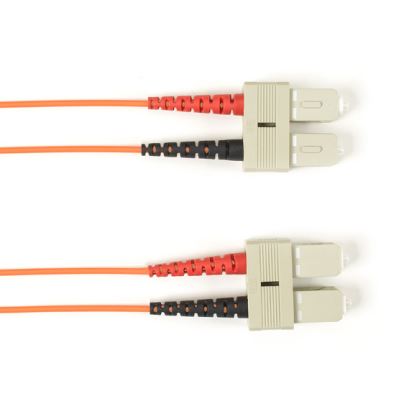 Black Box SC-SC, 2-m fiber optic cable 78.7" (2 m) OFNR Orange1