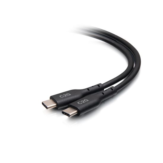 C2G C2G28881 USB cable 19.7" (0.5 m) USB 2.0 USB C Black1