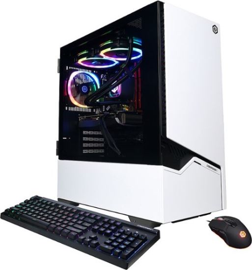 CyberpowerPC Gamer SLC11000CPG PC AMD Ryzen™ 7 7800X3D 32 GB DDR5-SDRAM 1 TB SSD NVIDIA GeForce RTX 4070 Windows 11 Home Midi Tower White1