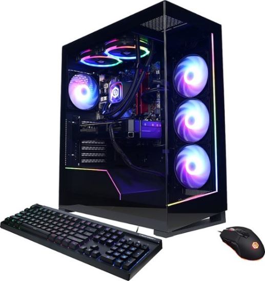 CyberpowerPC Supreme AMD Ryzen™ 7 7800X3D 32 GB DDR5-SDRAM 2 TB SSD NVIDIA GeForce RTX 4070 Ti Super Windows 11 Home Midi Tower PC Black1