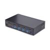 StarTech.com D86A2-4-PORT-8K-KVM KVM switch Black2