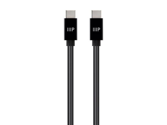 Monoprice 38921 USB cable 70.9" (1.8 m) USB 2.0 USB C Black1