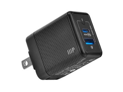 Monoprice 44679 mobile device charger Mobile phone, Laptop, Smartphone, Tablet Black AC Fast charging Indoor1