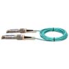 AddOn Networks QSFPDD4-400GB-AOC5MLP-AR-AO fiber optic cable 196.9" (5 m) QSFP-DD AOC OM3 Aqua color2