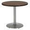 Pedestal Table with Four Navy Kool Series Chairs, Round, 36" Dia x 29h, Studio Teak, Ships in 4-6 Business Days1