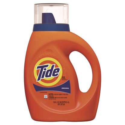 Liquid Tide Laundry Detergent, 32 Loads, 42 oz Bottle, 6/Carton1