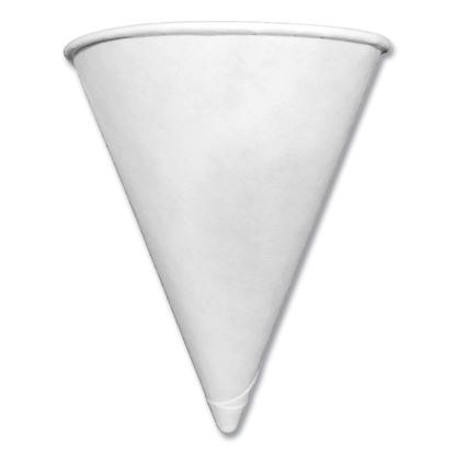 Paper Cone Cups, 4 oz, White, 200/Pack1