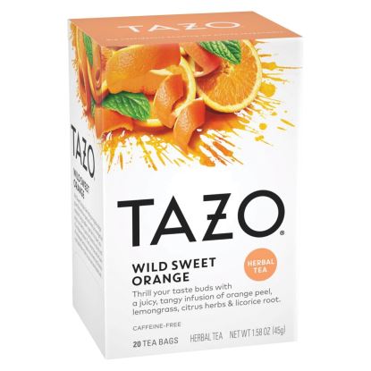 Tea Bags, Wild Sweet Orange, 20/Box, 6 Boxes/Carton1