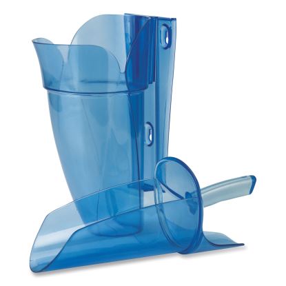 Saf-T-Scoop and Guardian System for Ice Machines, 64-86 oz, Transparent Blue1
