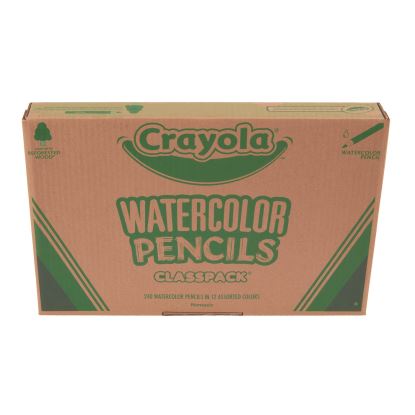 Watercolor Pencil Classpack, 3.3 mm, Assorted Lead and Barrel Colors, 240/Pack1