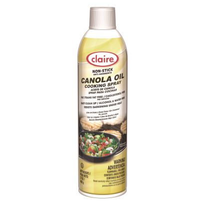 Canola Oil Cooking Spray, 17 oz Aerosol Spray Can, 6/Carton1
