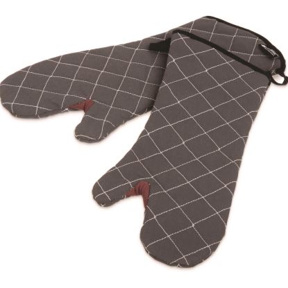 Bestguard Oven Mitt, 17", WebGuard Plus Fabric, Black, Pair1