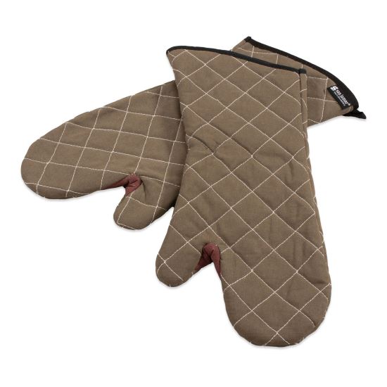 Bestguard Oven Mitt, 17", WebGuard Plus Fabric, Tan, Pair1