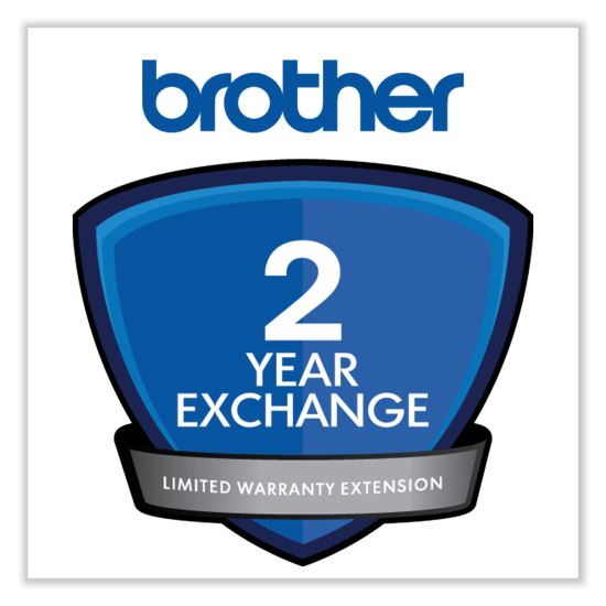 2-Year Exchange Warranty Extension for Brother MFCL2750DW/HLL2370DW1