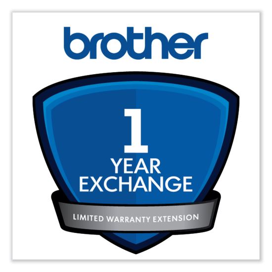 1-Year Exchange Warranty Extension for Brother QL-600/800/820/1100/11101