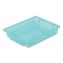F1 Shallow Trays with Antimicrobial Protection for Storage Frames and Trolleys, 1.85 gal, 12.28 x 16.81 x 3.25, Kiwi, 8/Pack1