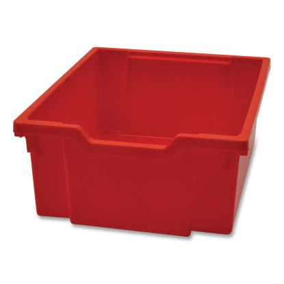 F2 Deep Trays for Gratnells Storage Frames and Trolleys, 1 Section, 3.57 gal, 12.28" x 16.81" x 6.25", Flame Red, 6/Pack1