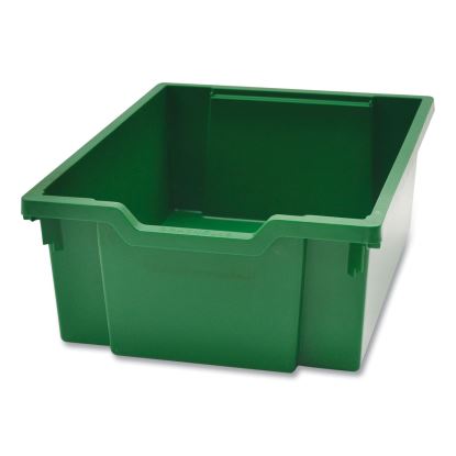 F2 Deep Trays for Gratnells Storage Frames and Trolleys, 1 Section, 3.57 gal, 12.28" x 16.81" x 6.25", Grass Green, 6/Pack1