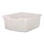 F2 Deep Trays for Gratnells Storage Frames and Trolleys, 1 Section, 3.57 gal, 12.28" x 16.81" x 6.25", Trans Frost, 6/Pack1