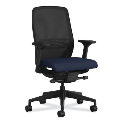 Nucleus Series Recharge Task Chair, 16.63 to 21.13 Seat Height, Navy Seat, Black Back, Black Base1