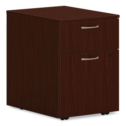 Mod Mobile Pedestal, Left or Right, 2-Drawers: Box/File, Legal/Letter, Traditional Mahogany, 15" x 20" x 20"1