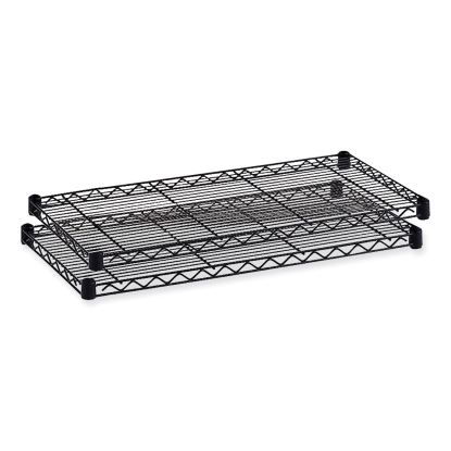 Commercial Extra Shelf Pack, 48w x 18d x 1h, Steel, Black, 2/Pack1