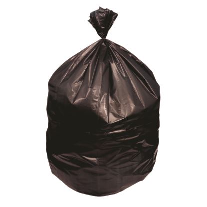 High-Density Waste Can Liners, 16 gal, 8 mic, 24" x 33", Black, 50 Bags/Roll, 20 Rolls/Carton1